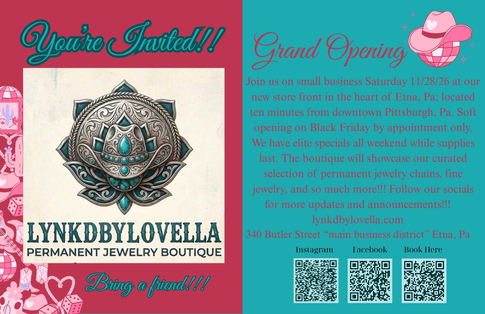 LynkdbyLovella Grand Opening & Etna Light Up Night | Ascension Healings