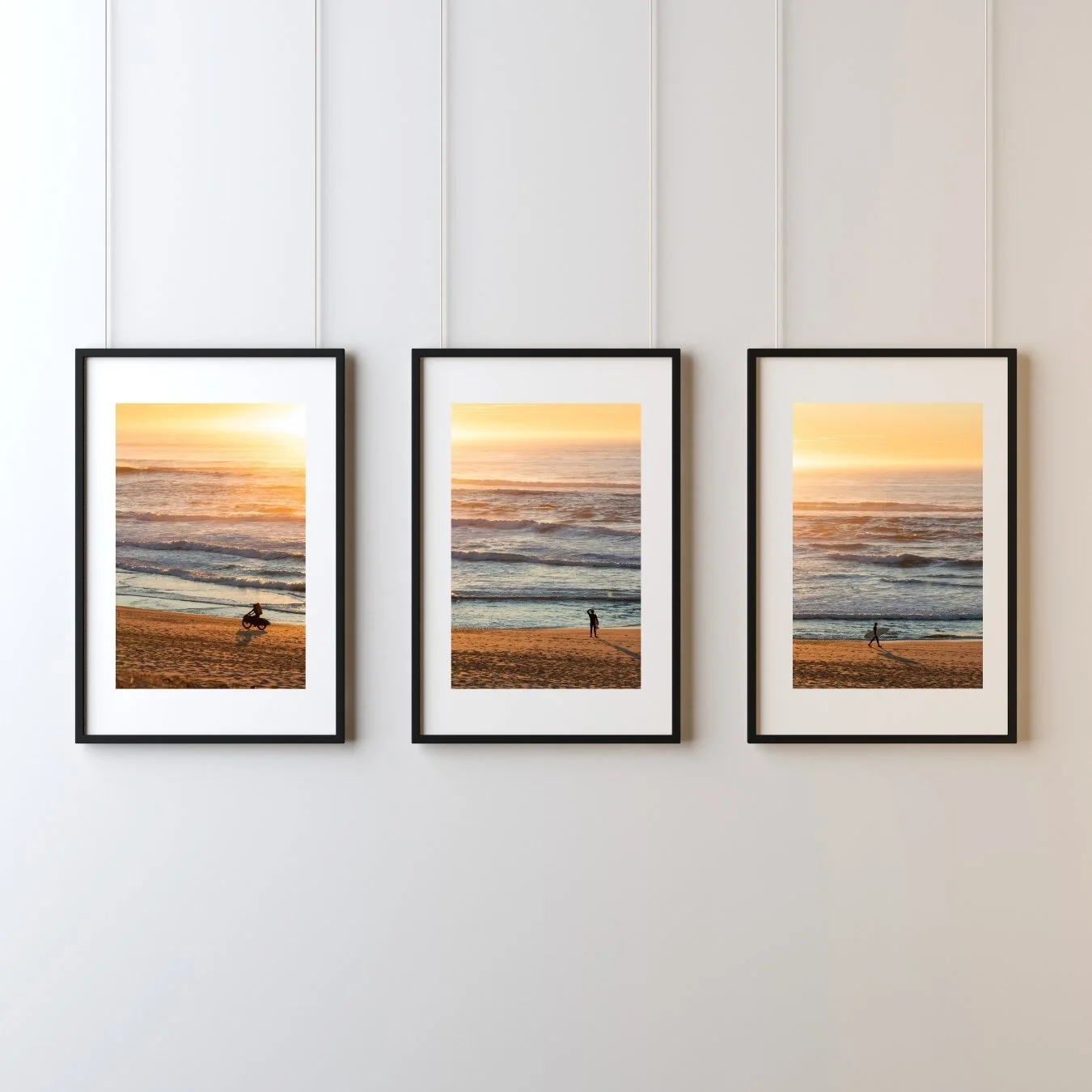 Blue Sunset triptyque