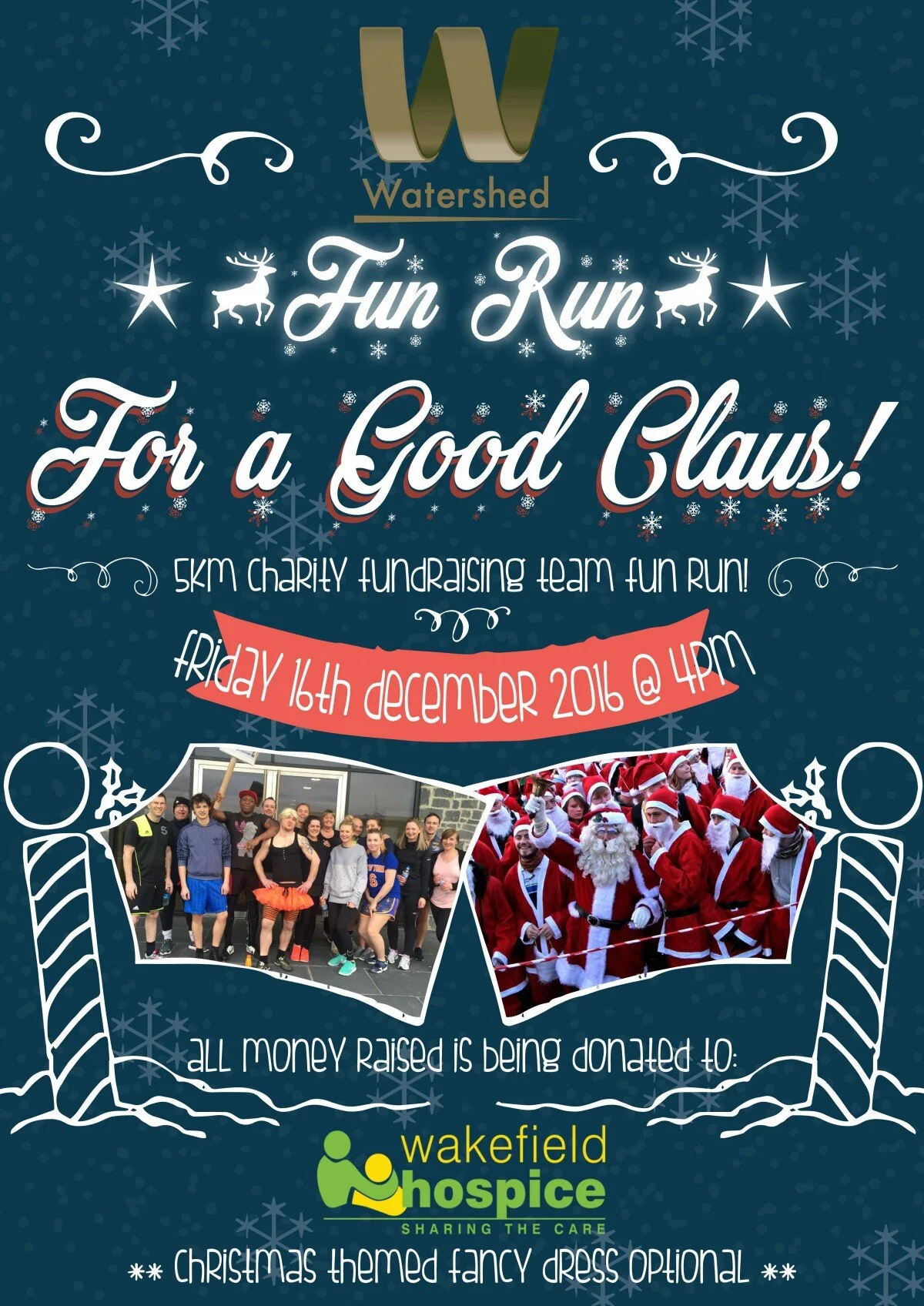5K Christmas Team Fun Run for Wakefield Hospice!