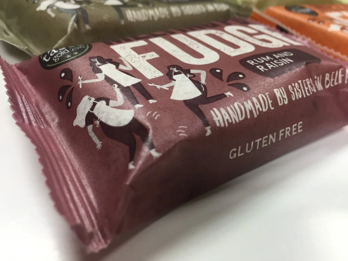 Melting Pot Fudge’s amazing rustic effect packaging which we printed!