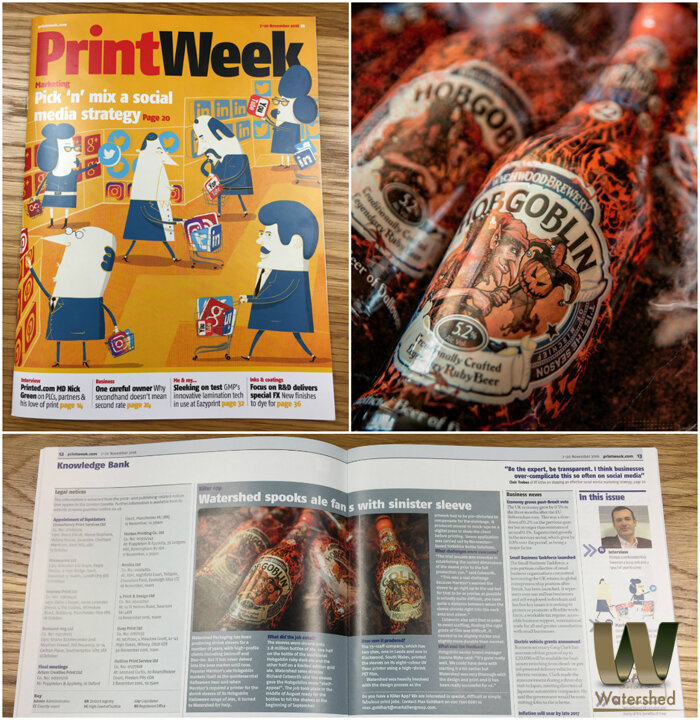 Watershed Packaging in PrintWeek!