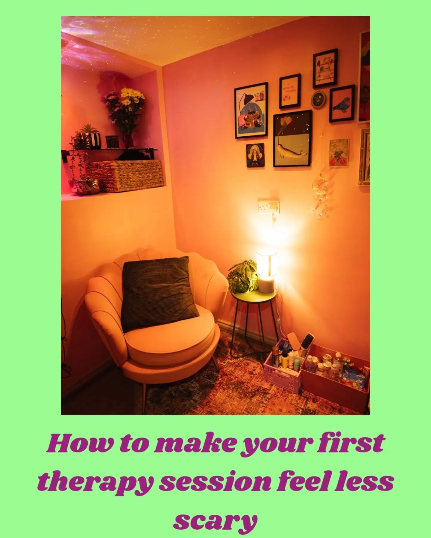 Have you ever considered counselling but felt anxious or uncertain about starting sessions? The therapy room can feel like the great unknown, and no more so than on your first session. What do I talk about? What if I cry? What if my therapist judges 