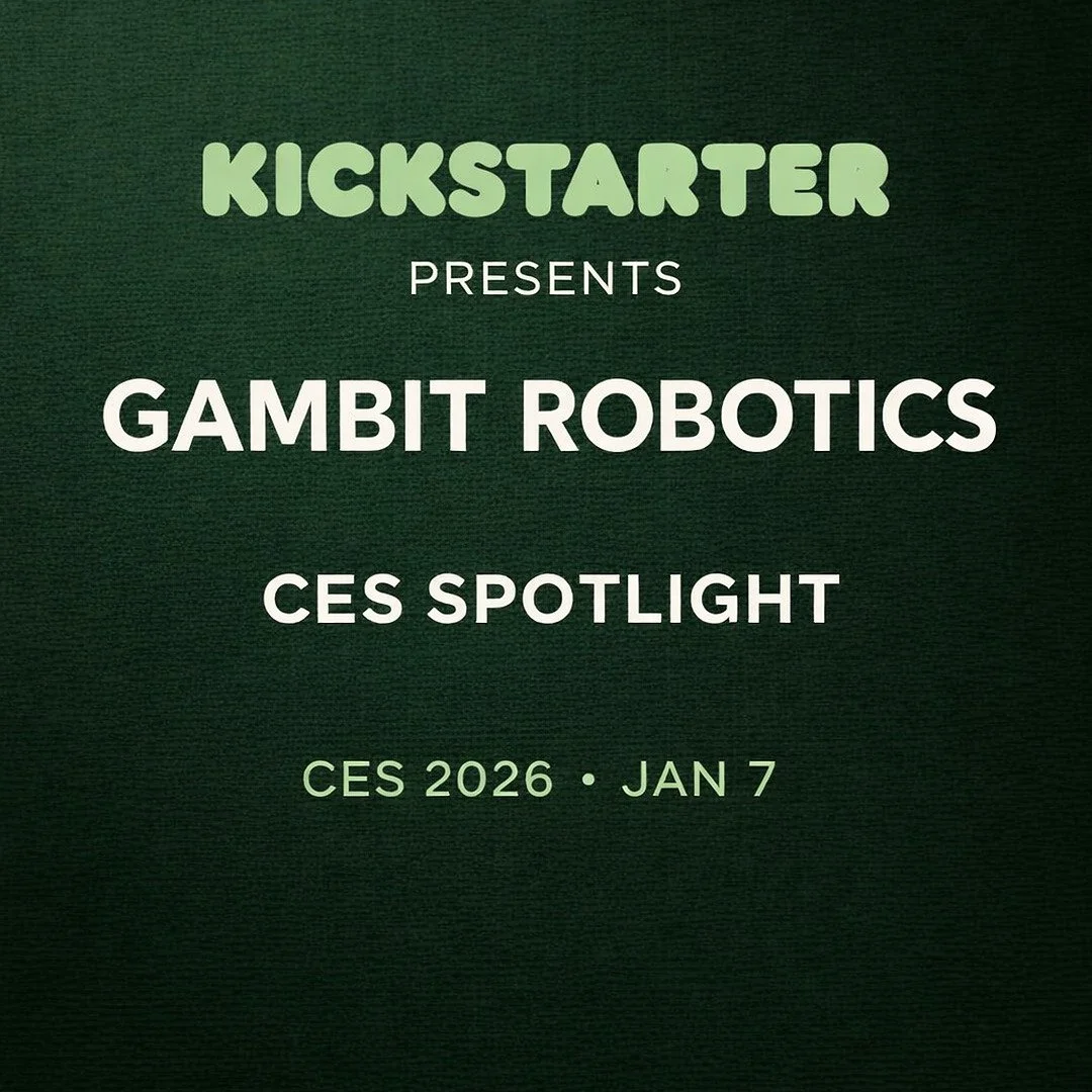 Excited to share that Gambit was selected for @kickstarter&rsquo;s @ces Spotlight at CES 2026 on January 7.

We&rsquo;re looking forward to showing what we&rsquo;ve been building&mdash;and what&rsquo;s coming next.

Launching on Kickstarter January 1
