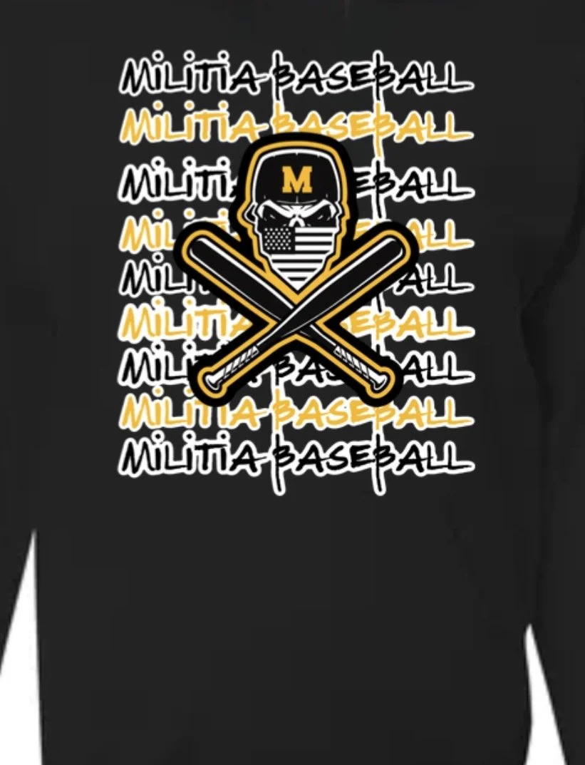 Militia Baseball with logo T Shirt