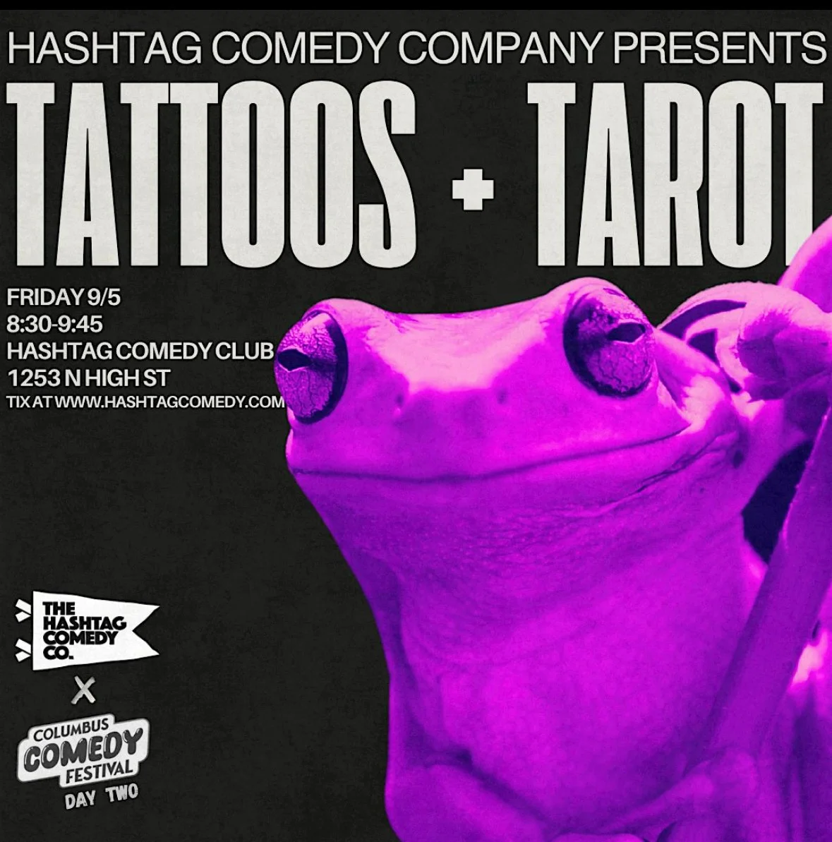 Tattoos + Tarot —Columbus Comedy Festival