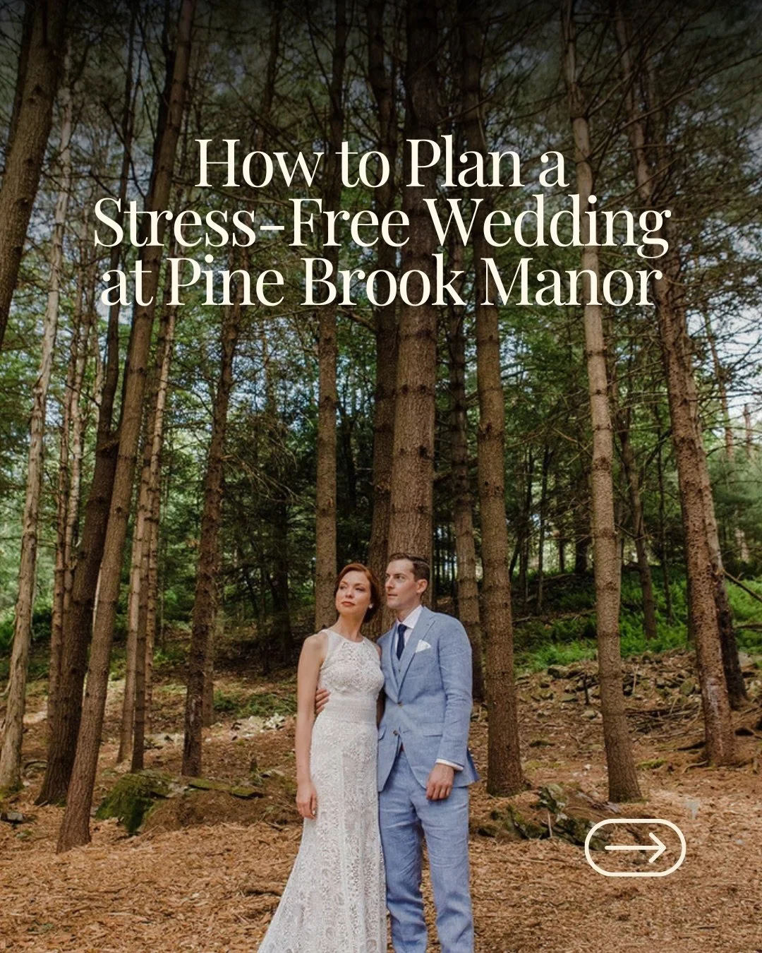 Planning a wedding does not have to feel overwhelming. ❣️

At Pine Brook Manor, most couples are surprised by how simple the process becomes once a few key decisions are made. From there, the day begins to flow naturally.

Everything in one place. A 