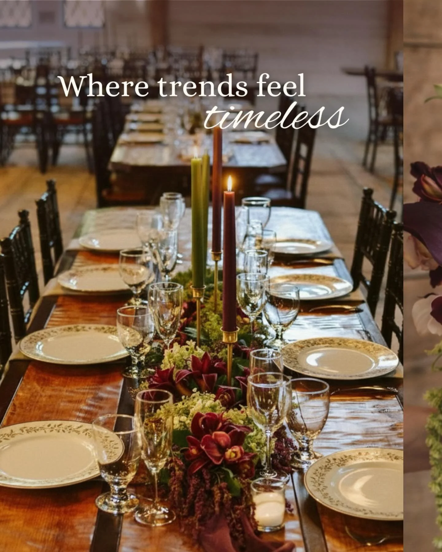 Our take on the chartreuse and burgundy conversation:

Yes, it is having a moment right now. 👀

And like many bold palettes, it has sparked a question we are hearing from a lot of brides lately. Will it feel dated one day?

The truth is that the bes