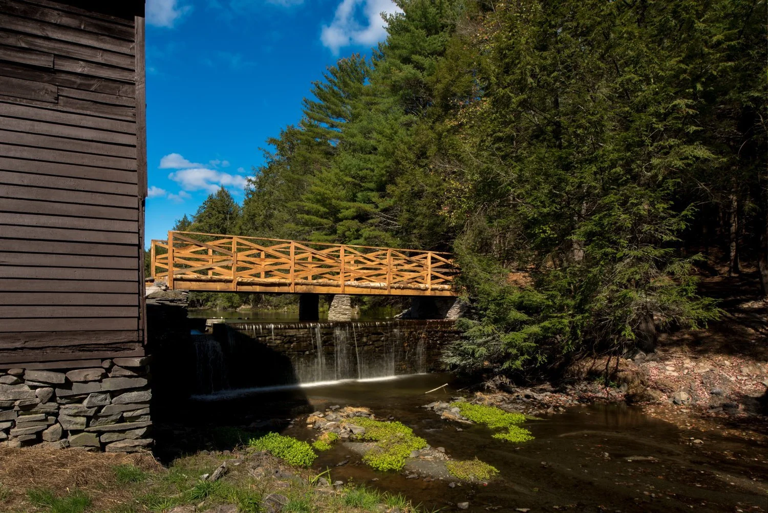 The creek at Pine Brook Manor