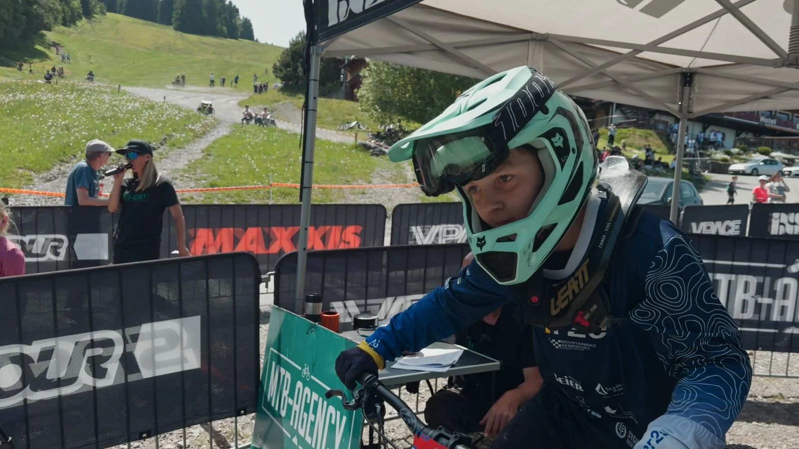 Ben vor dem Start