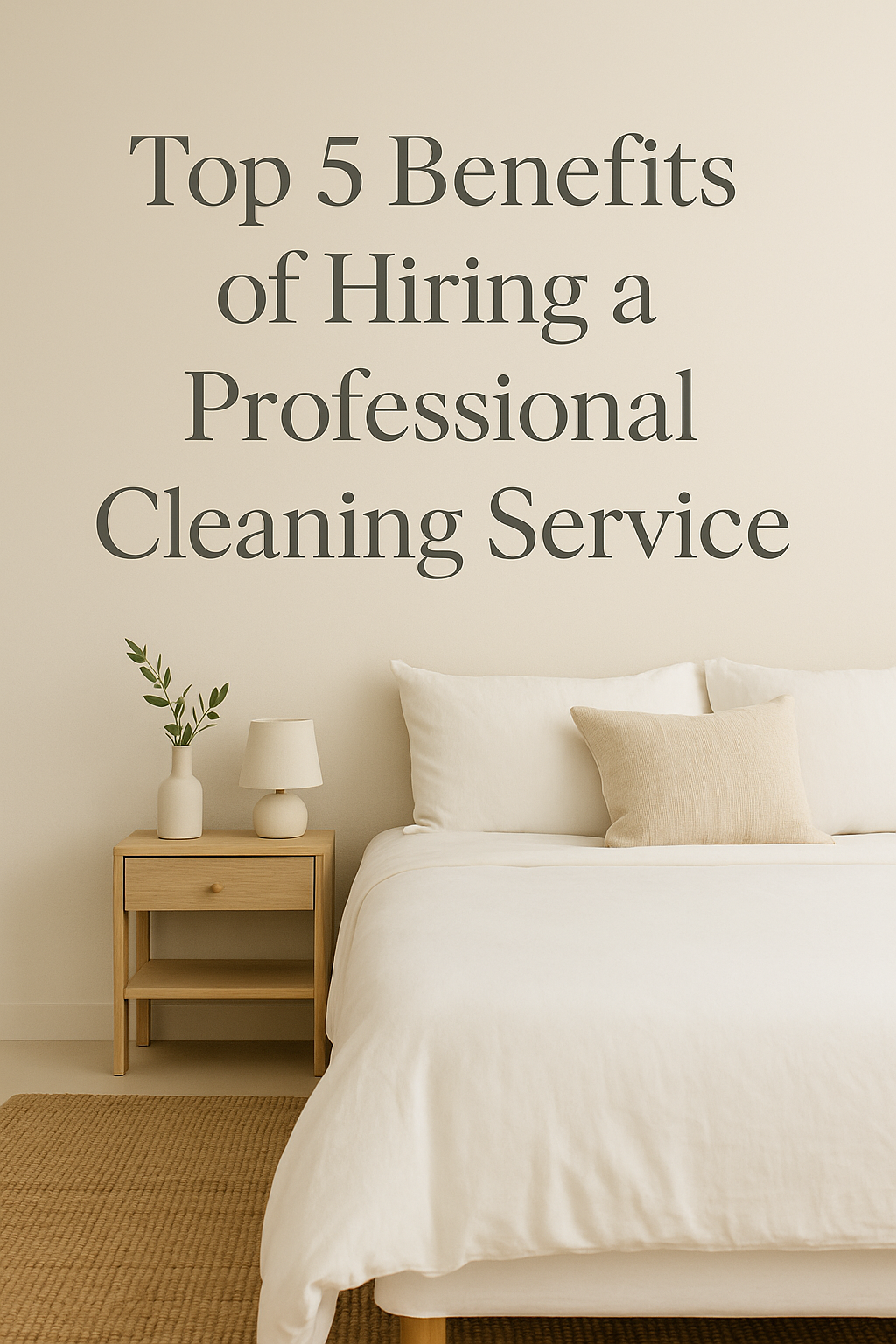 Top 5 Benefits of Hiring a Professional Cleaning Service