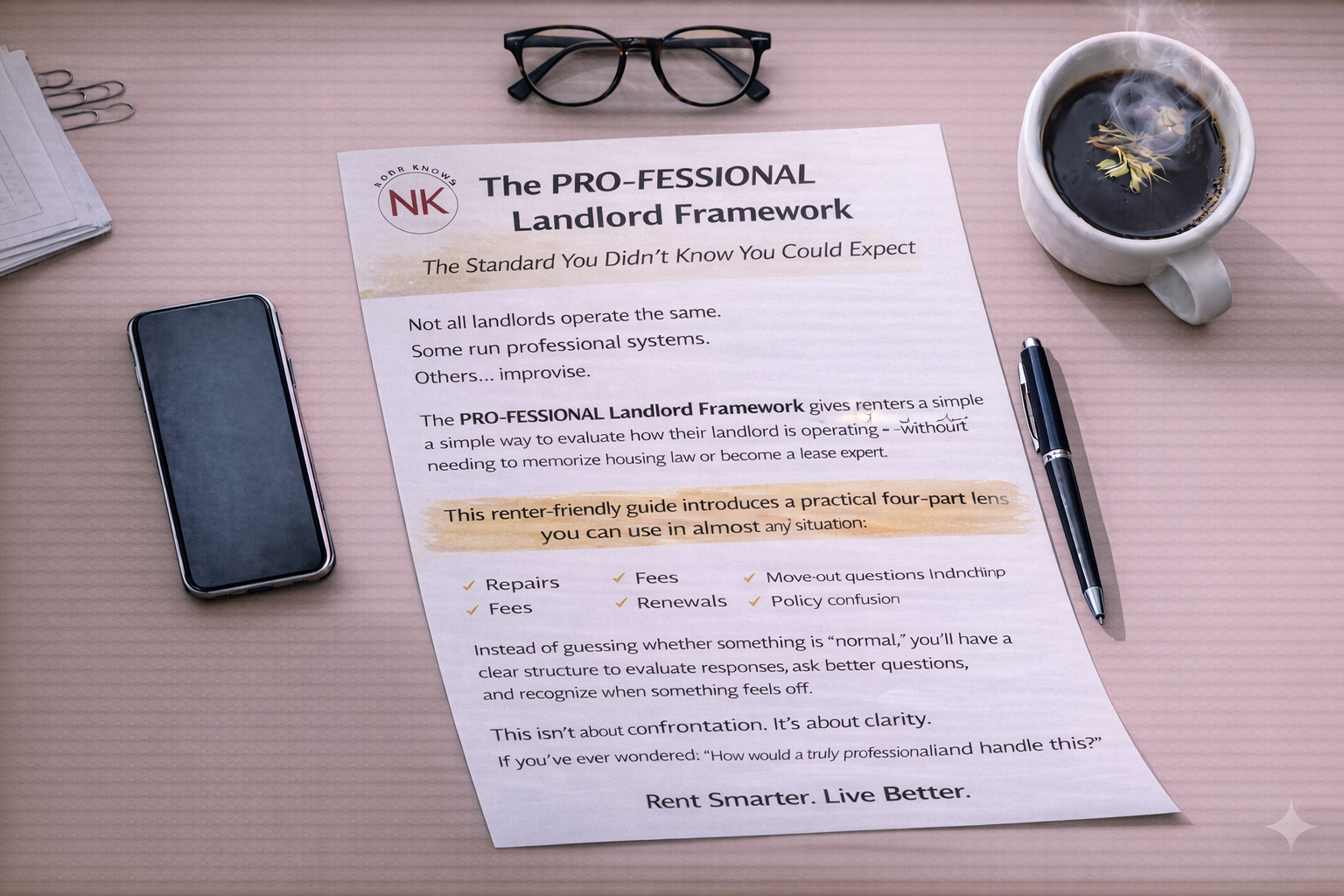 The PRO-FESSIONAL Landlord Framework