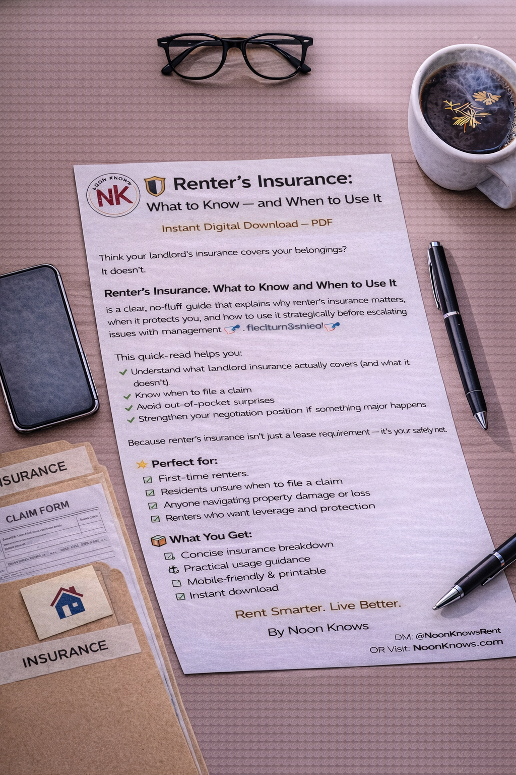 🛡 Renter’s Insurance