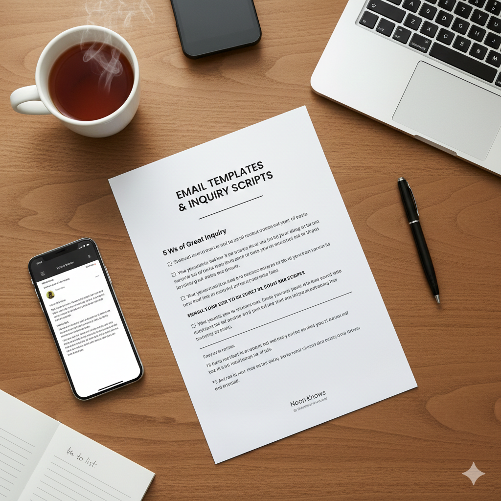 📧 Email Templates & Inquiry Scripts