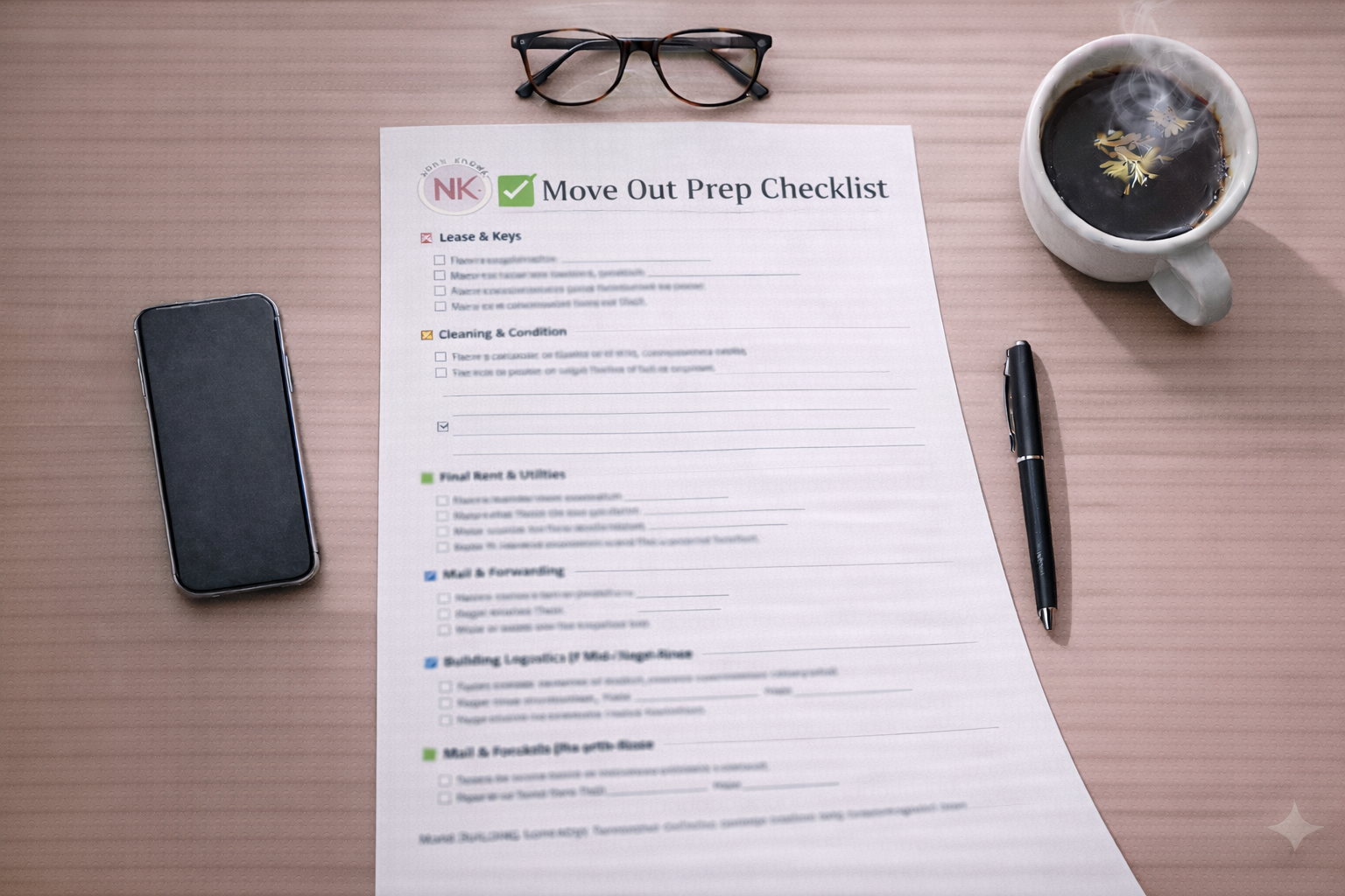 Move Out Prep Checklist