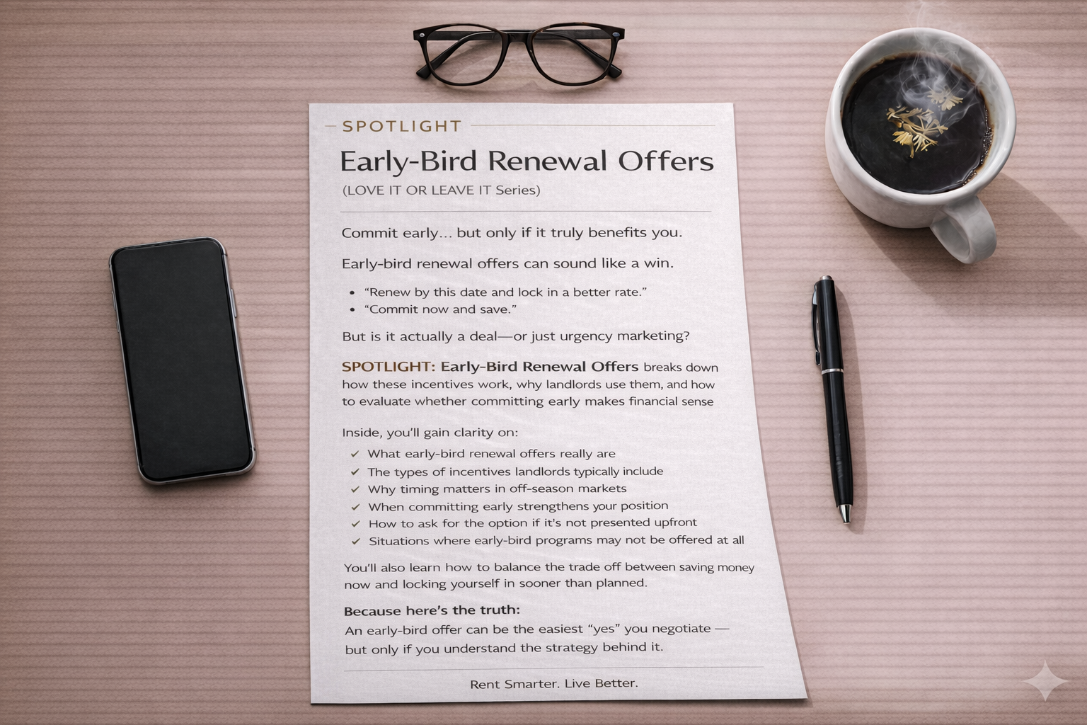 SPOTLIGHT: Early-Bird Renewal Offers