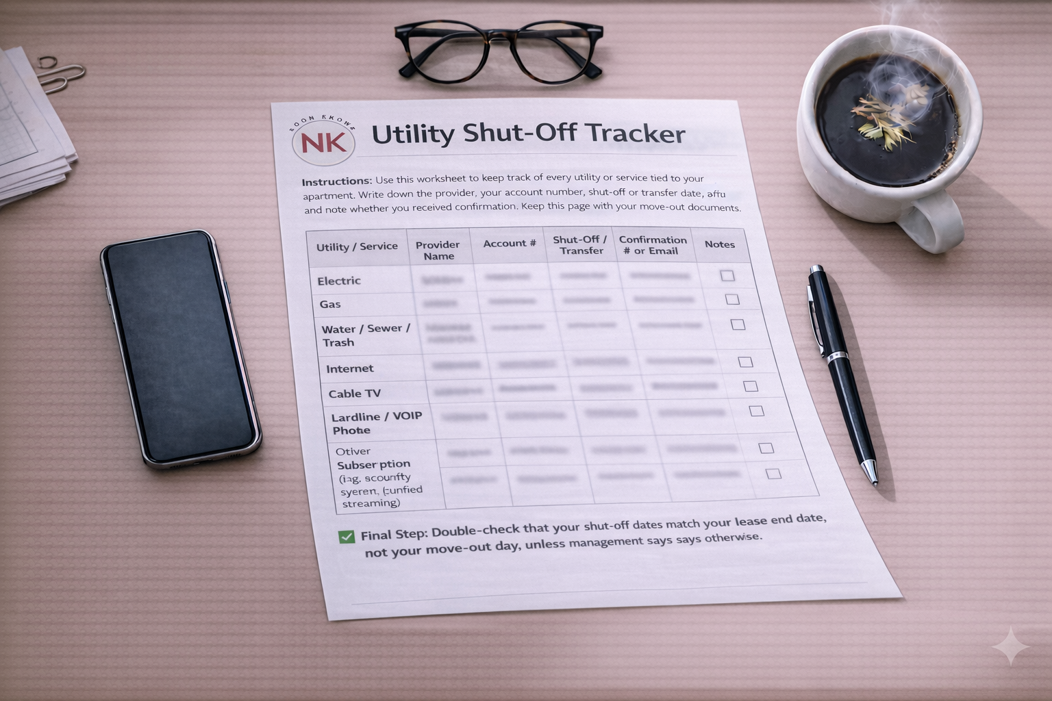Utility Shut-Off Tracker