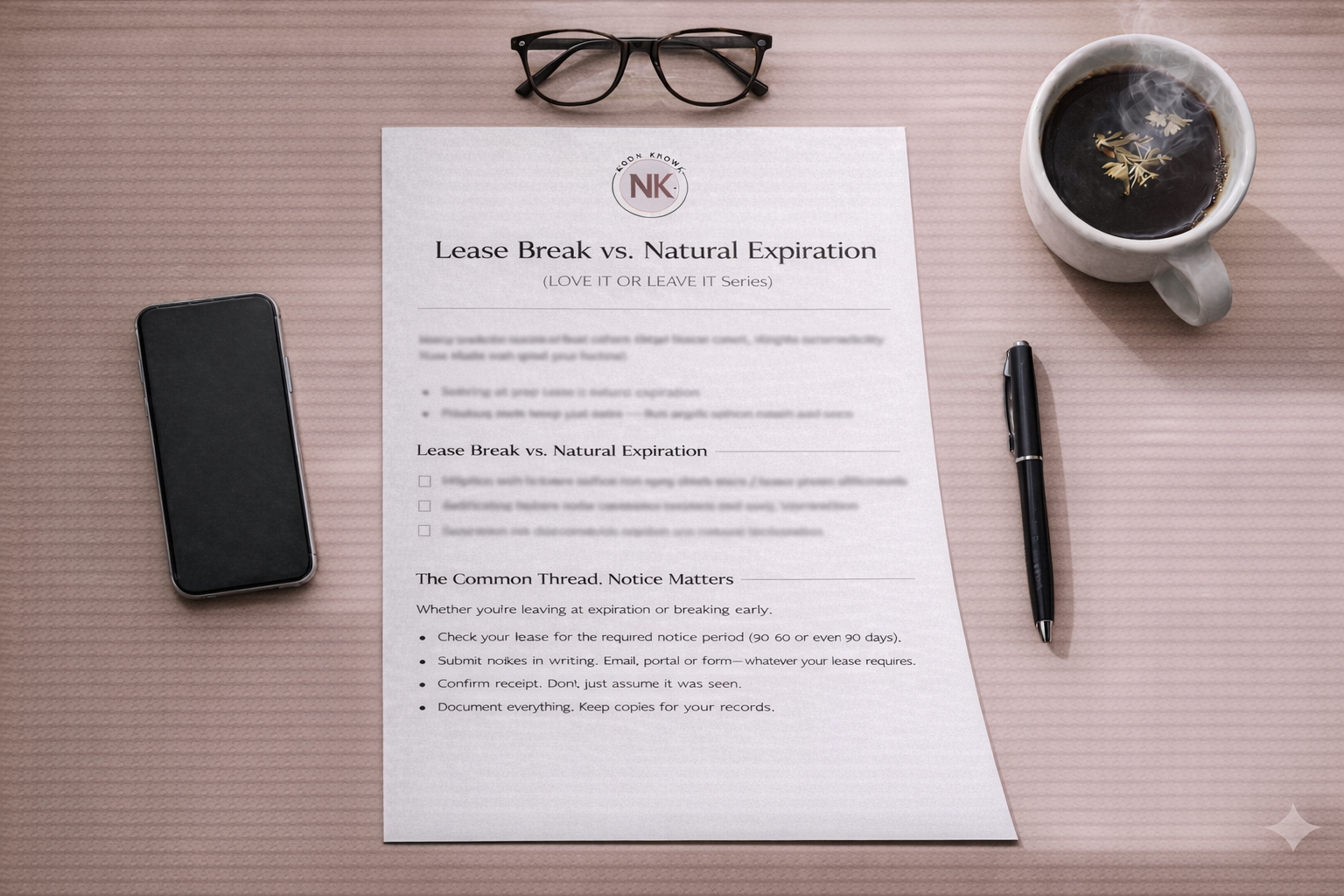 Lease Break vs. Natural Expiration