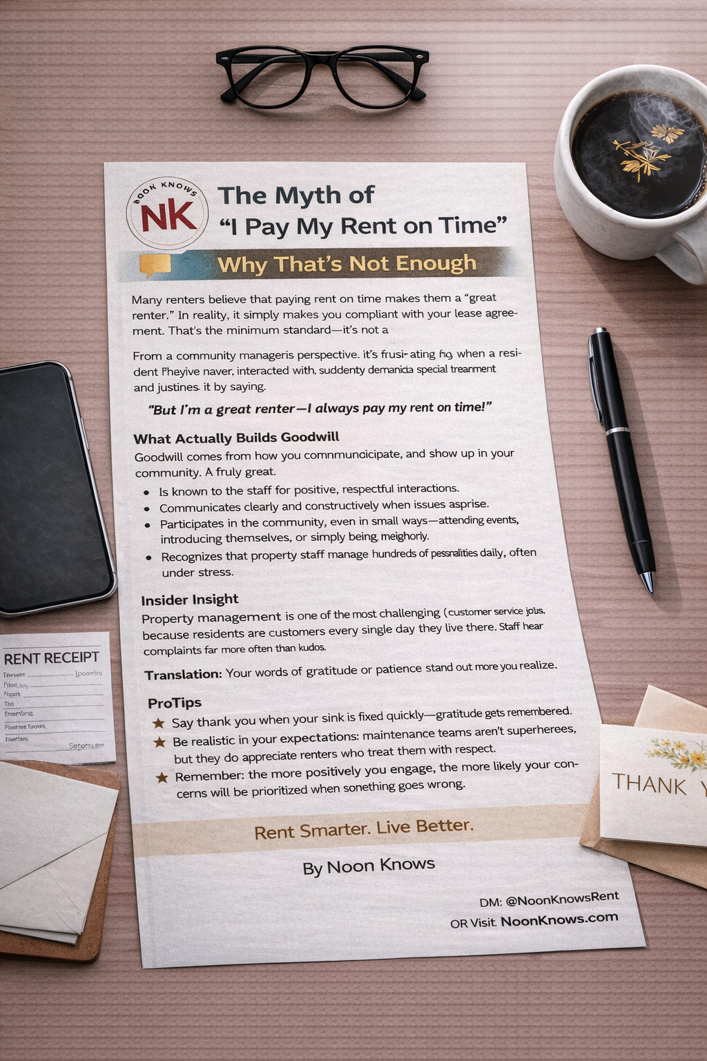 💬 The Myth of “I Pay My Rent on Time”