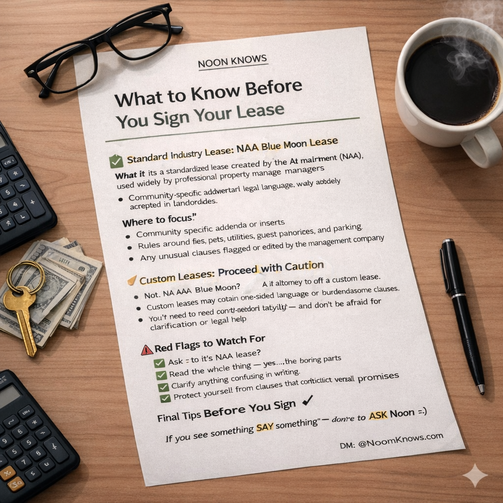 What to Know Before You Sign Your Lease