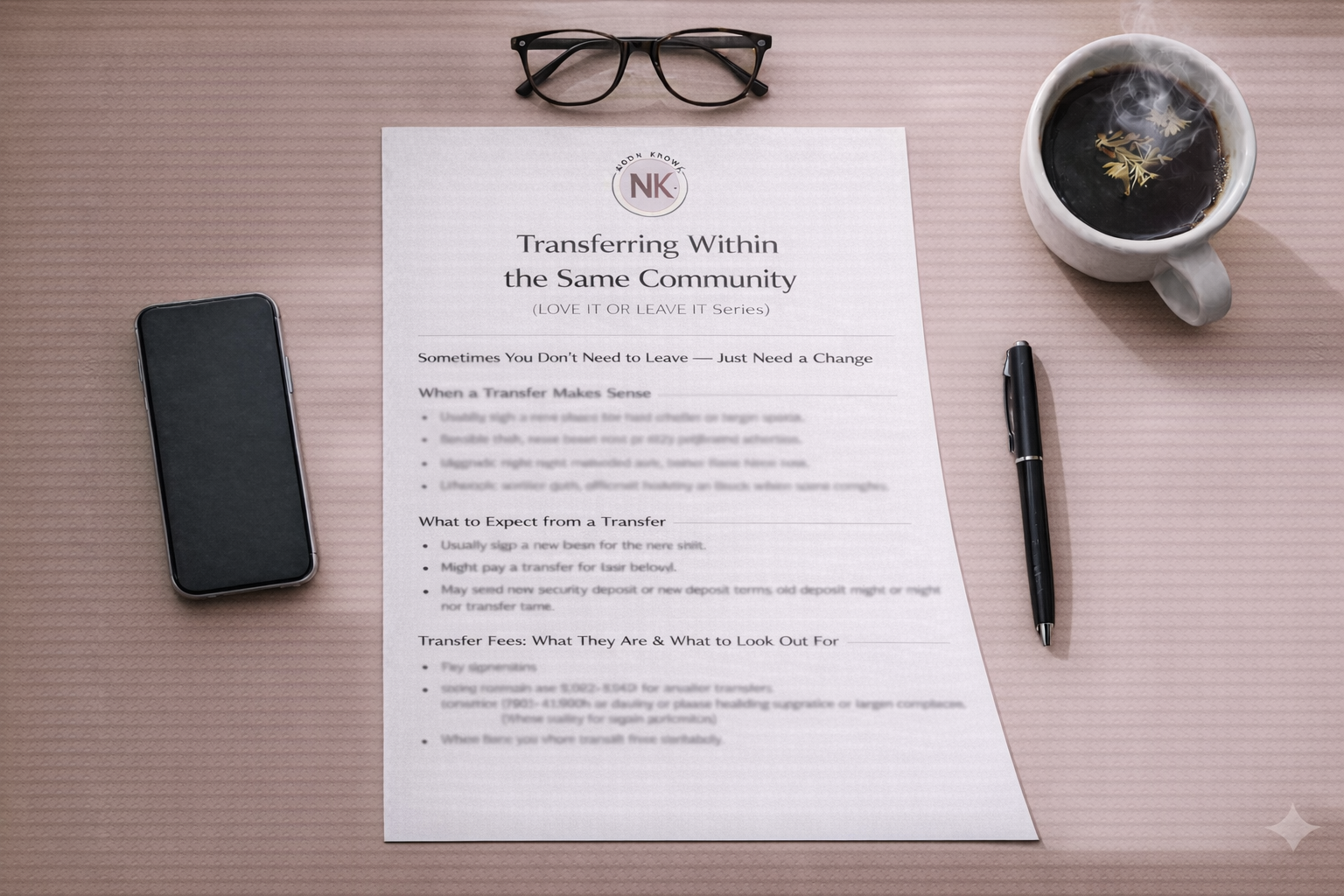 Transferring Within the Same Community