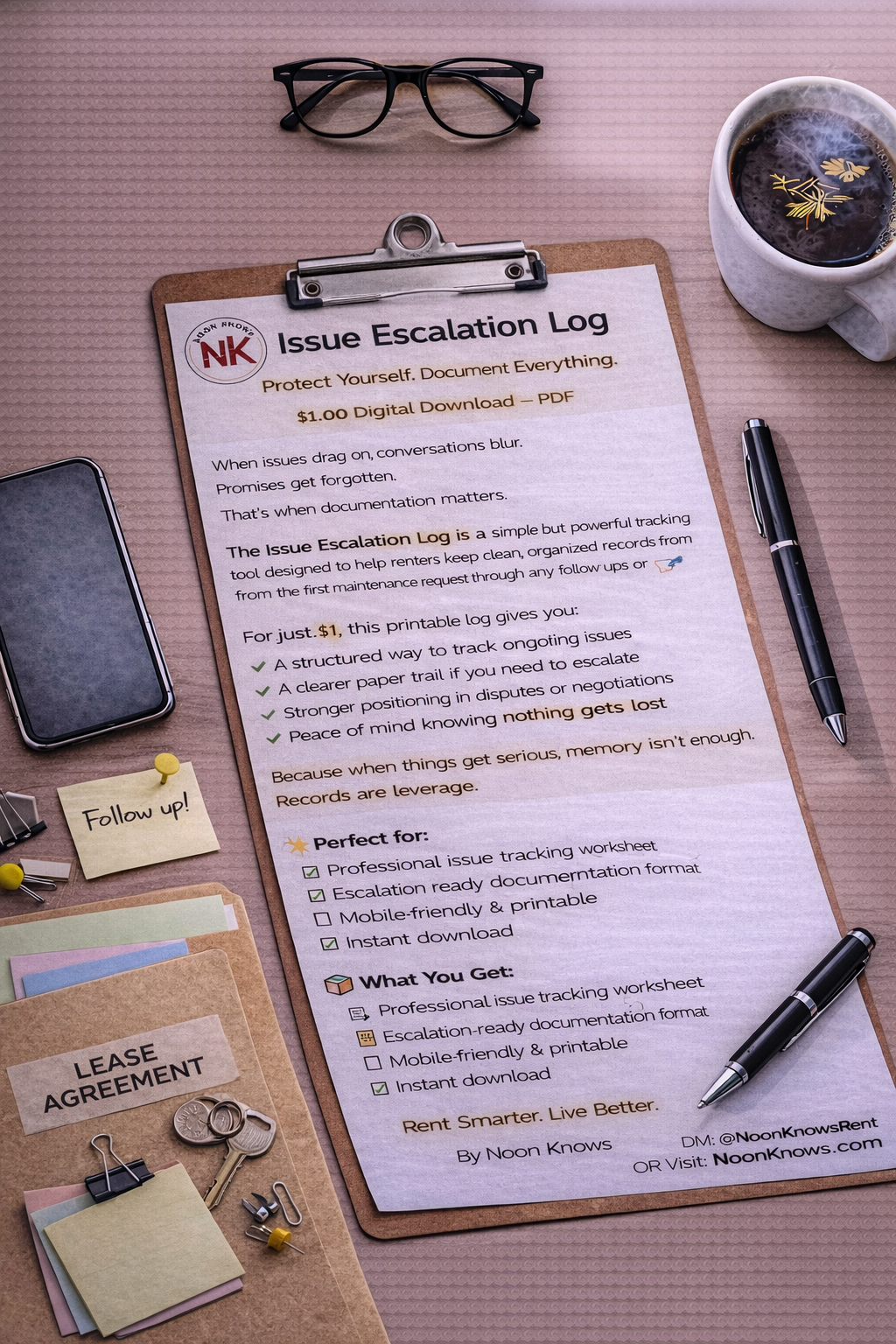 📋 Issue Escalation Log