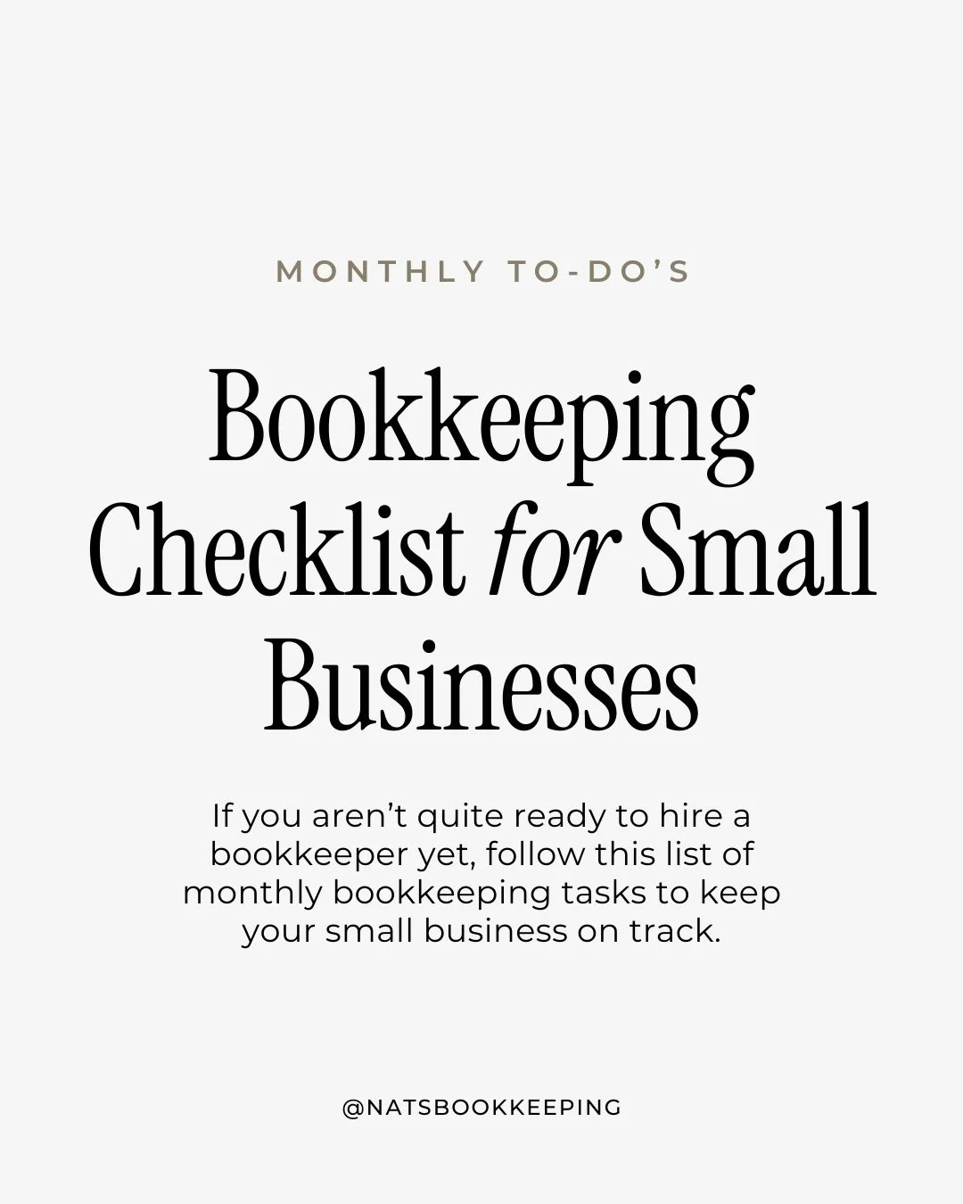 PSA for small businesses: This is the BARE MINIMUM bookkeeping you should be doing for your business.

Okay, and what if you don&rsquo;t want to stress about your bookkeeping, but you&rsquo;d still like tax-ready financial reports? 👀

Comment &ldquo