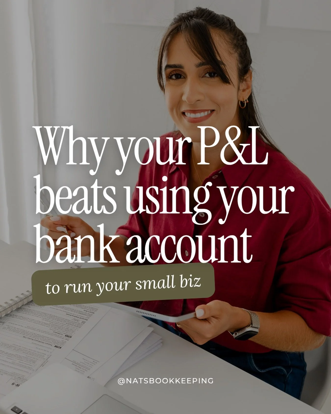 Your bank account is GREAT at doing one thing: showing exactly how much money your small business has at this point in time. 💰

But your P&amp;L helps answer the hard-hitting questions, like:

&ldquo;Is this business actually profitable?&rdquo;

&ld