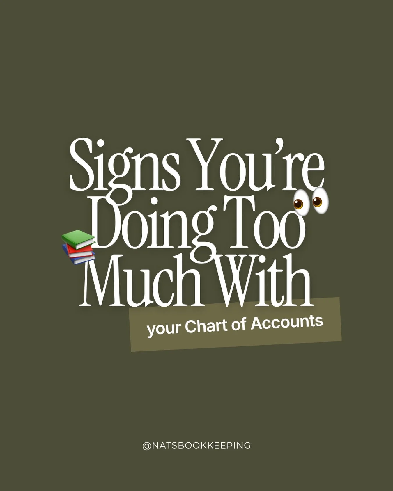 I&rsquo;m all about adding whimsy to your life, but maaaybe your chart of accounts isn&rsquo;t the best place for it? 🤷&zwj;♀️

Things I&rsquo;ve seen that I&rsquo;m still trying to unsee:

&rarr; A &ldquo;Personal expenses&rdquo; account (this real