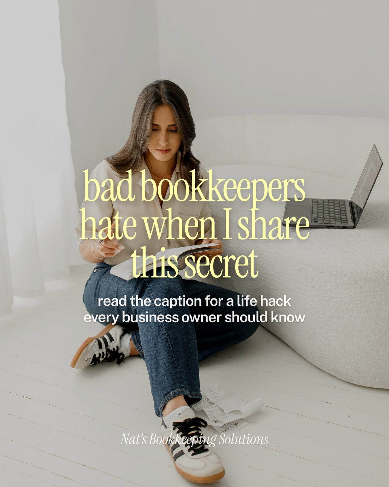 Bad bookkeepers don&rsquo;t want you to know this one trick! 🤫

You can click a little button in your bookkeeping software and do your own independent verification of whether your bookkeeper is ~actually~ doing what you hired them to do.

It&rsquo;s