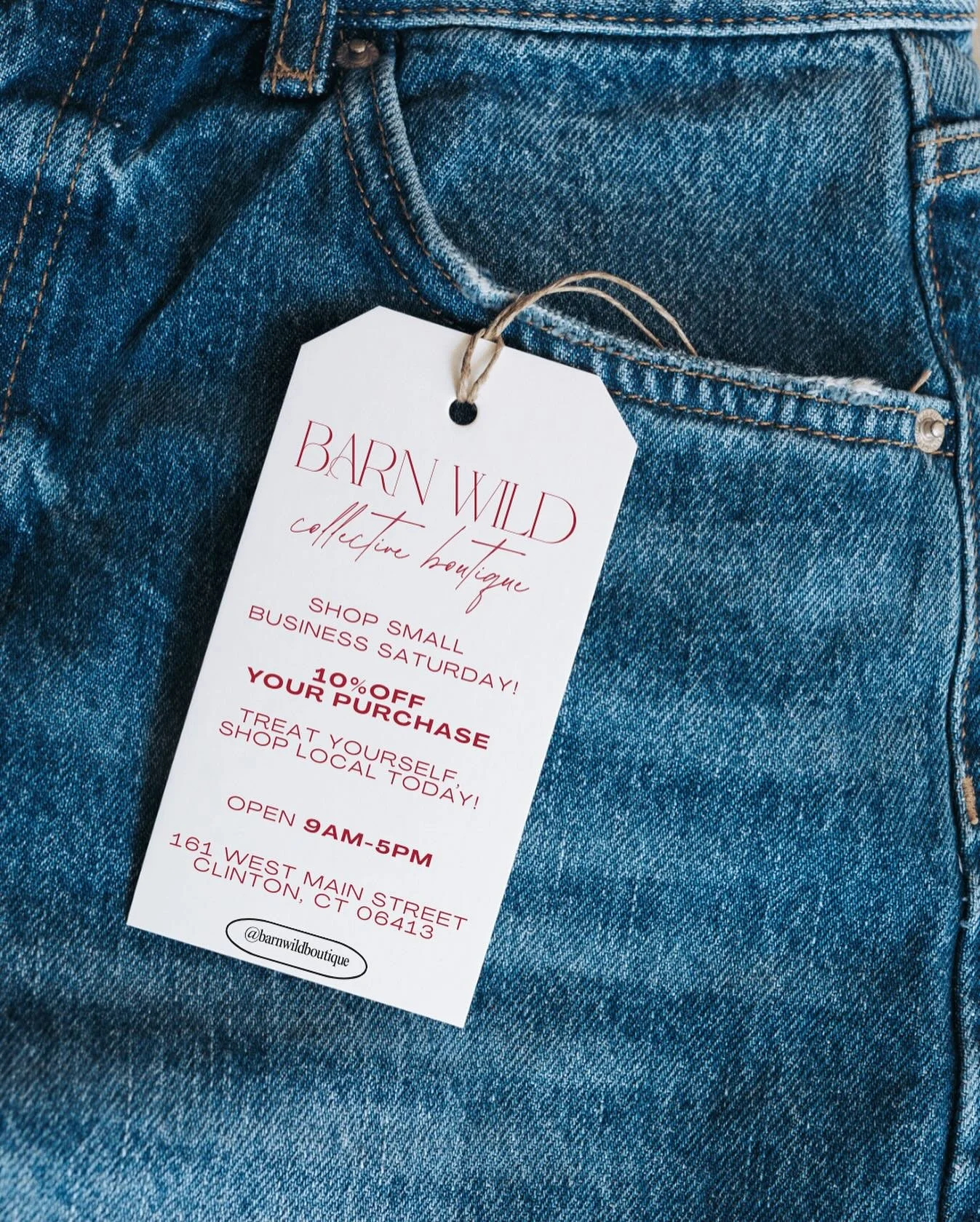 We&rsquo;re open 9&ndash;5 tomorrow &mdash; come celebrate Small Business Saturday with us 🤎✨