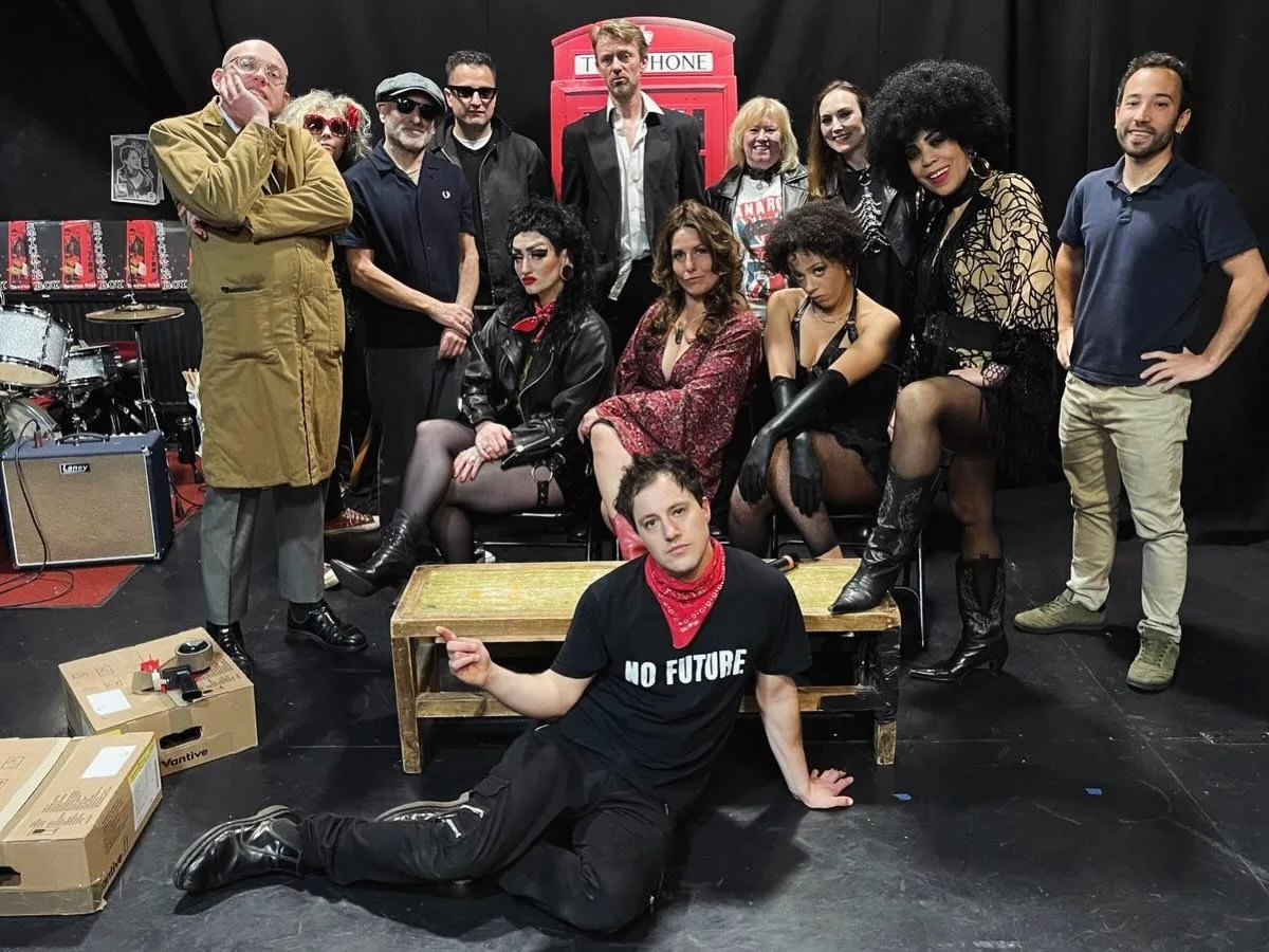 🎸💥Wow what a week with @stickin_boy 💥🎸
The first time I have been lead in a play &amp; first time I have had a paying audience watch me sing! Loved every minute. Got to work with a beautiful punk rock cast and crew, thanks all to making it a spec