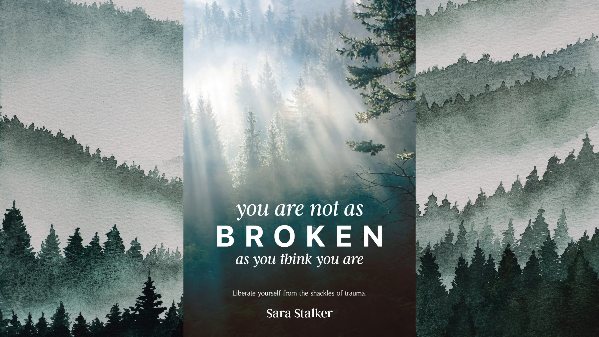 Image of book cover you are as broken as you think you are