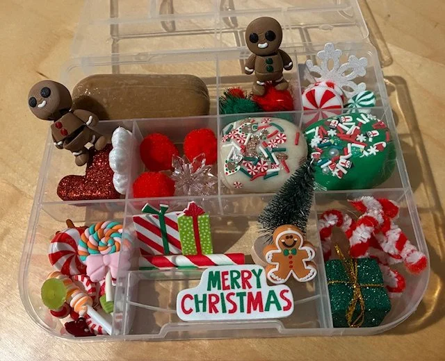 Gingerbread Man Sensory Bin