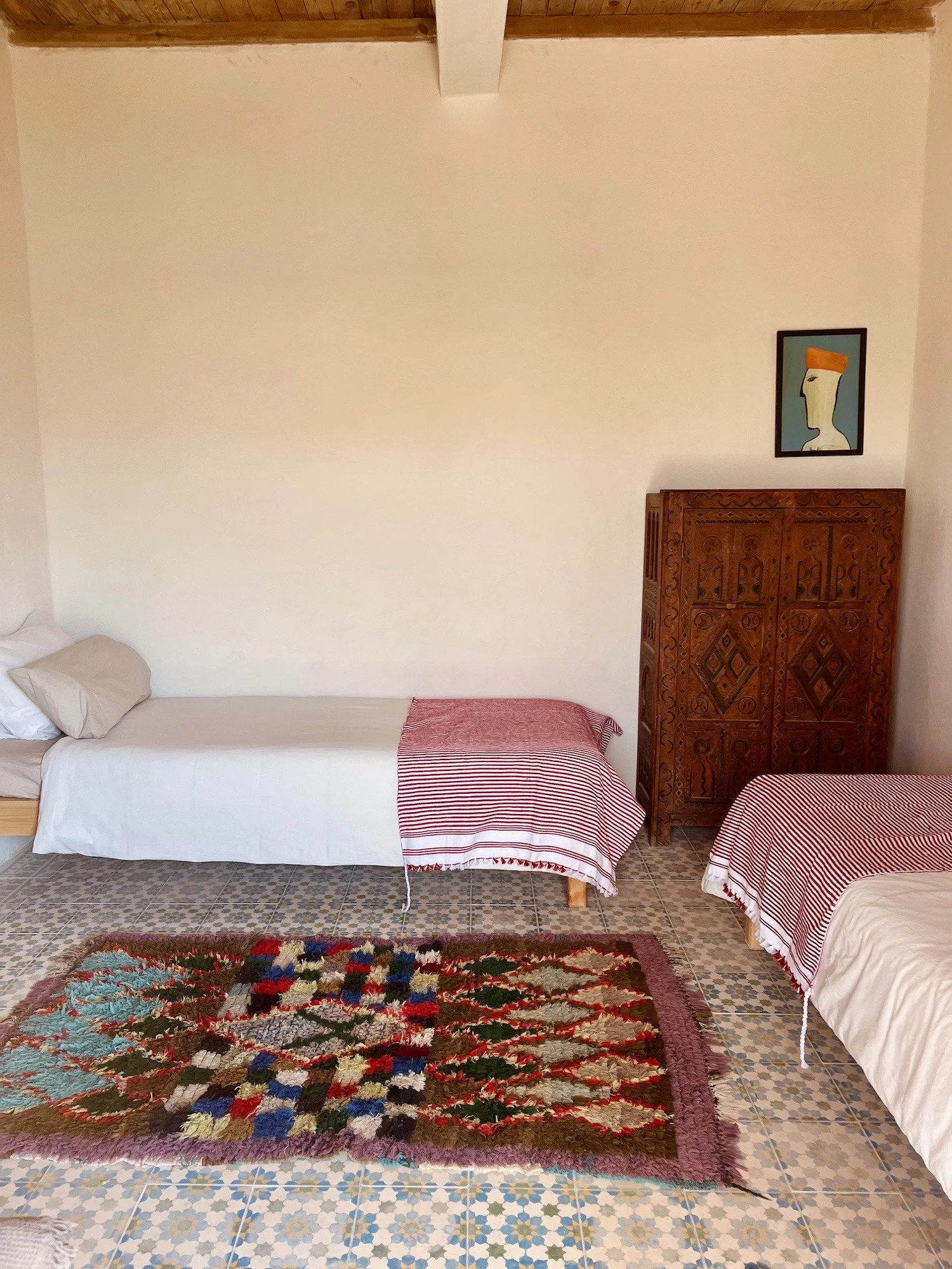 Berber Twin room with shared bathroom