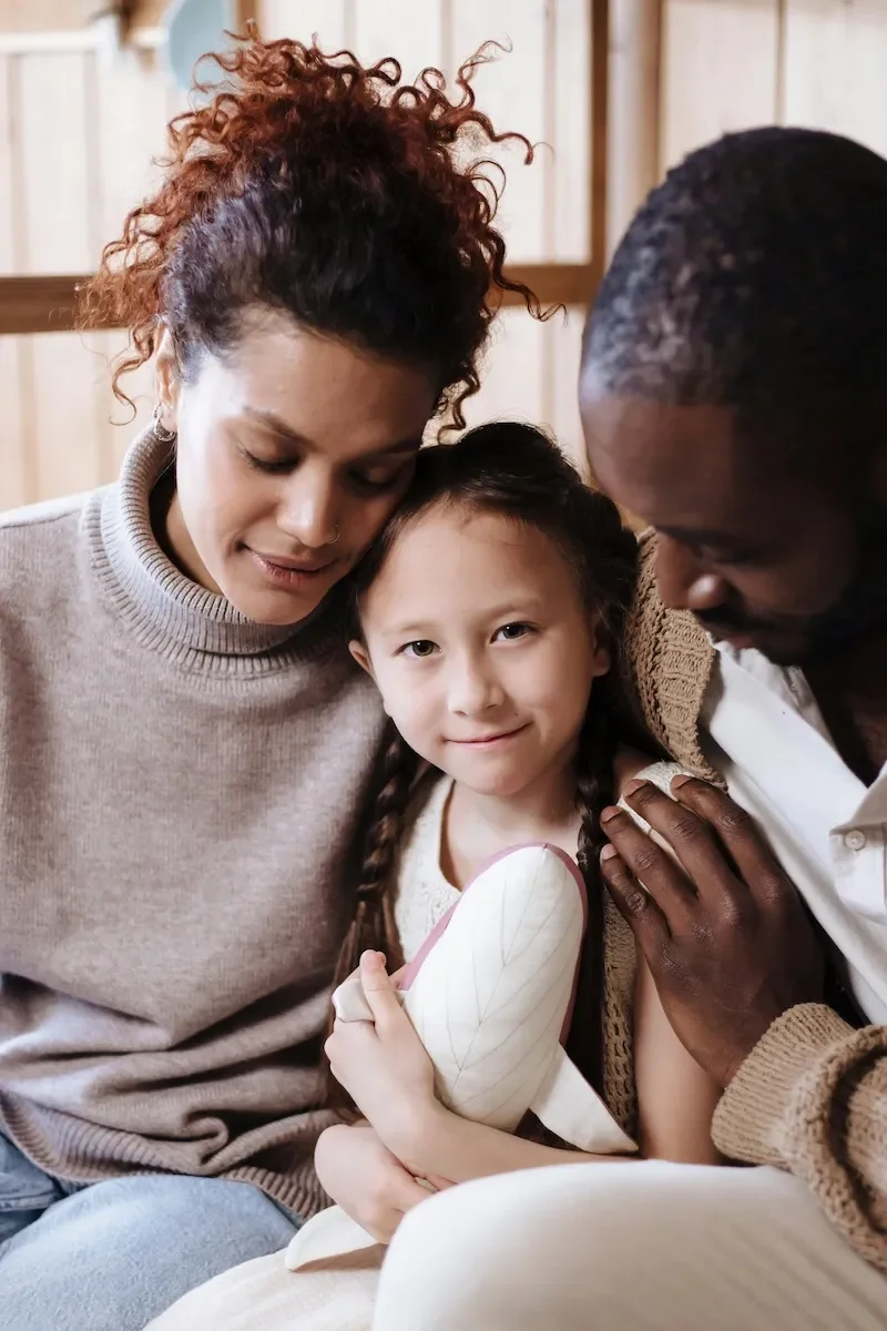 parents with daughter
