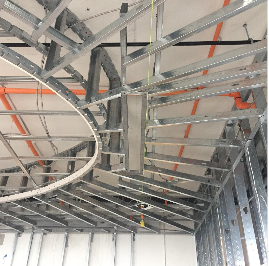 interesting ceiling framing