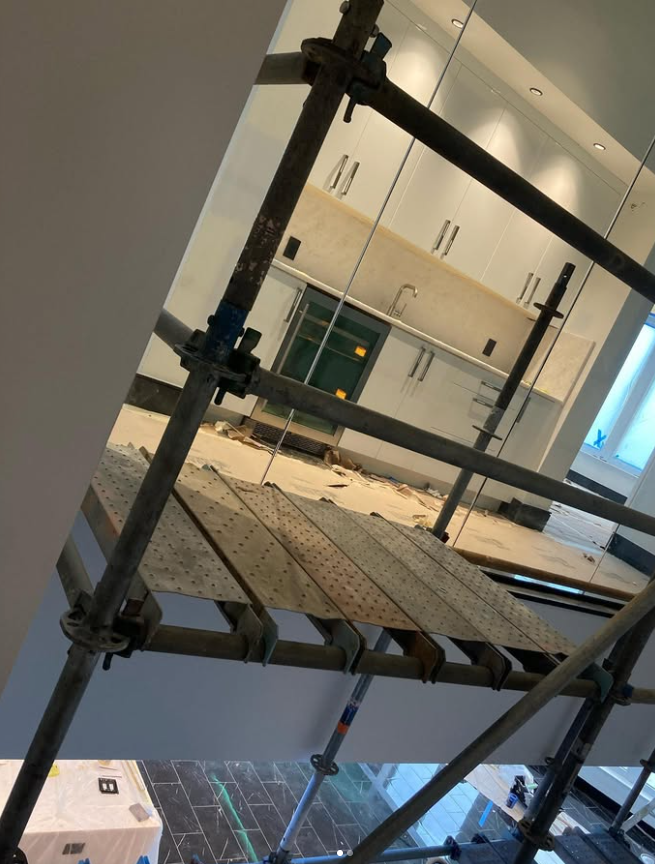 penthouse scaffolding