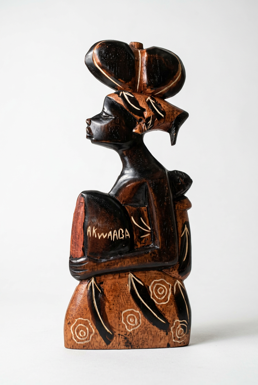 Hand-Carved African Welcome Figurine