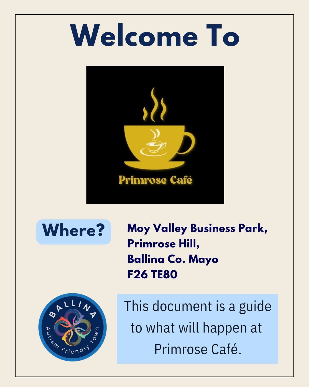 Visual Guide for @primrosecafeballina