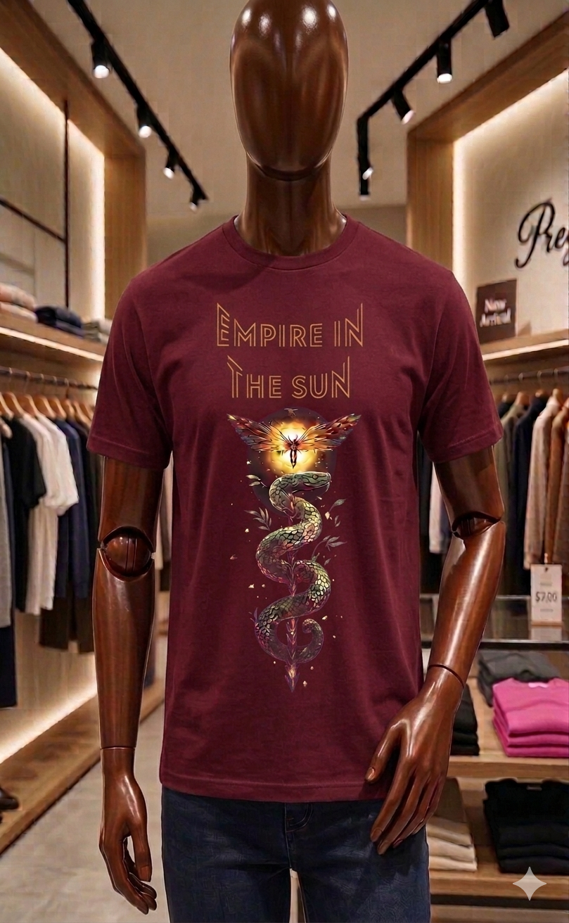 Empire in the sun maroon men's.png