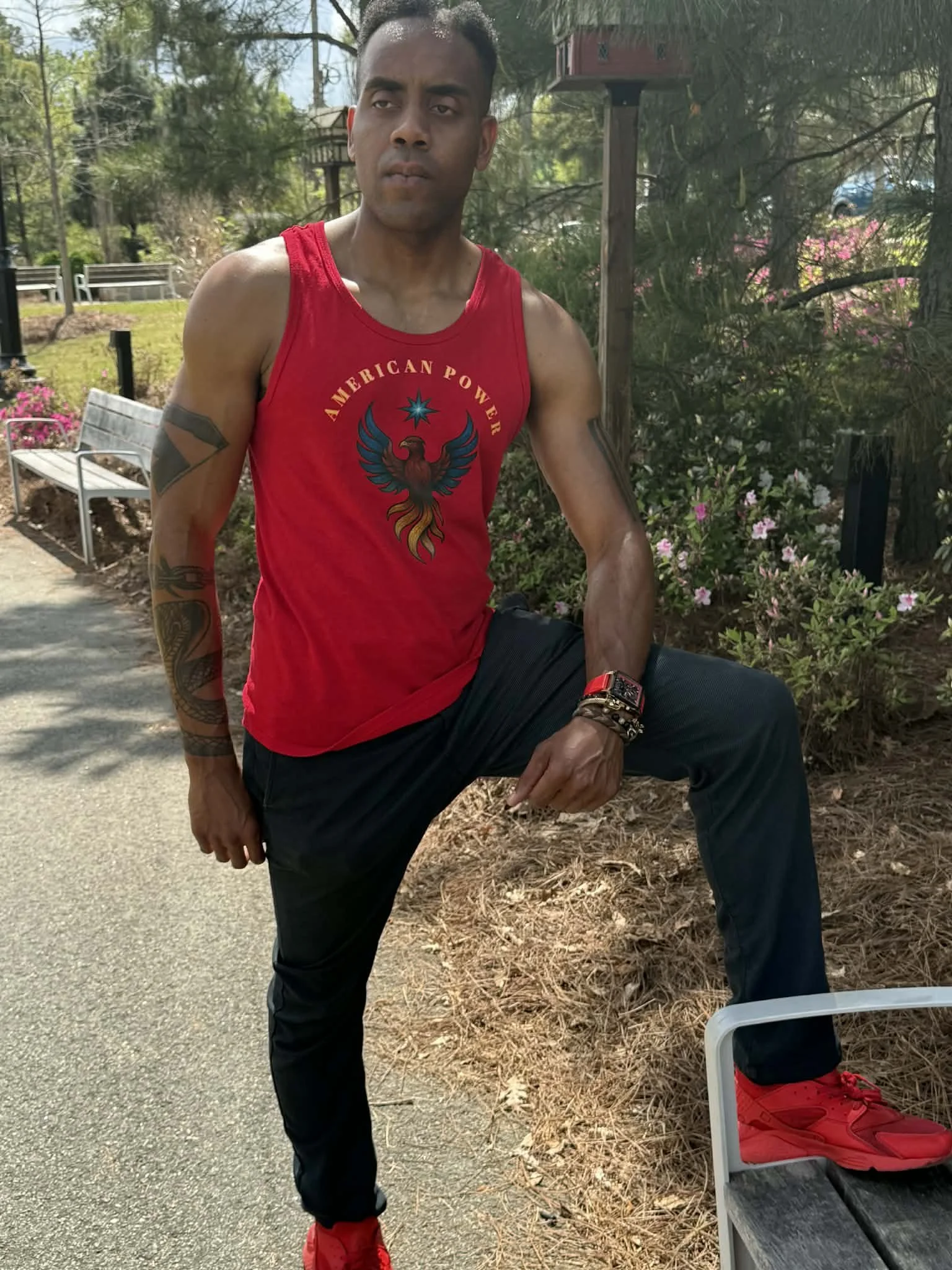 Men's American Power Cotton Tanktop