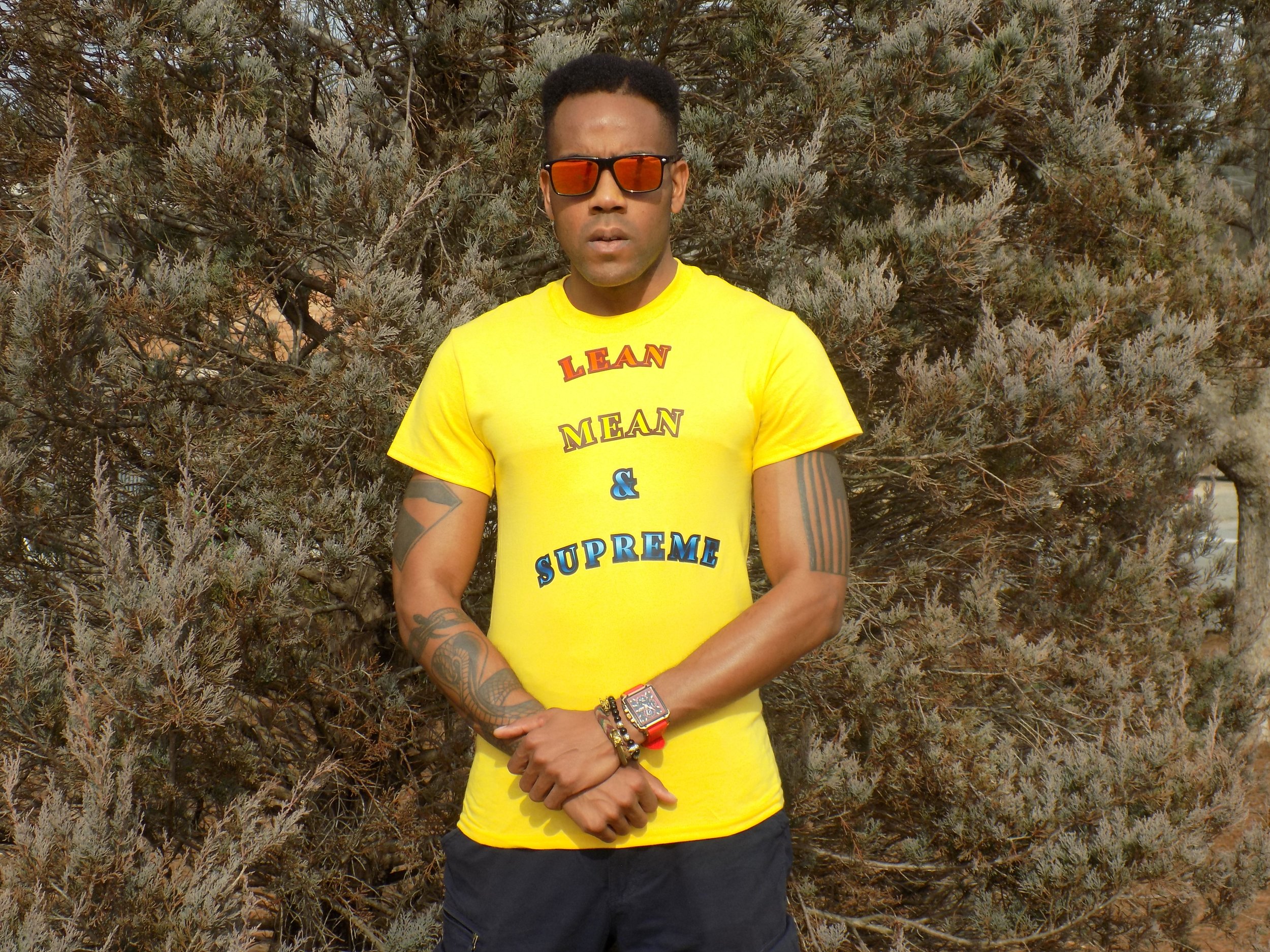 Men's Lean Mean & Supreme Jersey Tshirt