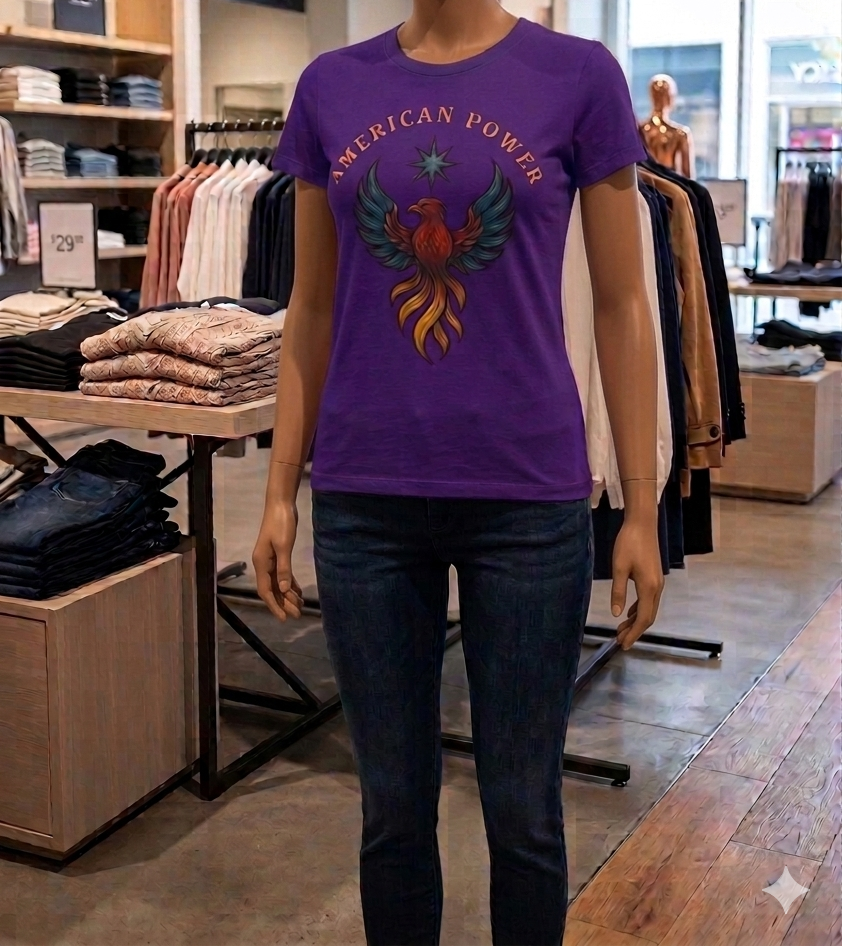 Women's American Power Jersey Tshirt