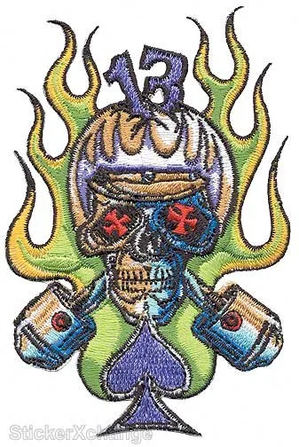 VFP03 Von Franco Cycle Skull Patch