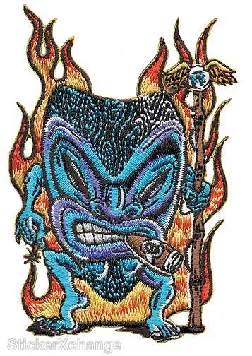 VFP09 Von Franco Smokin Tiki Patch
