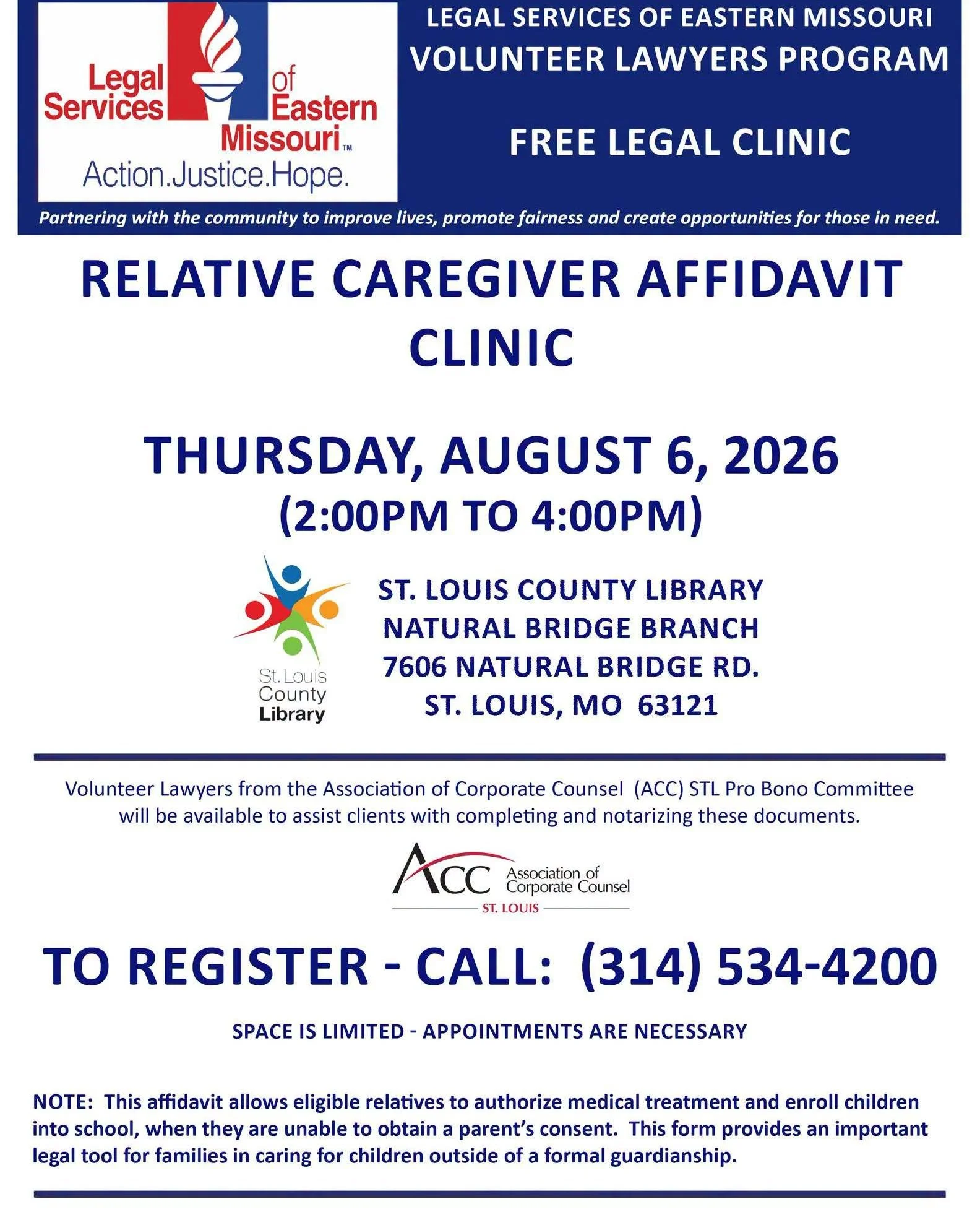 Legal Services of Eastern MO - Free Legal Clinic
