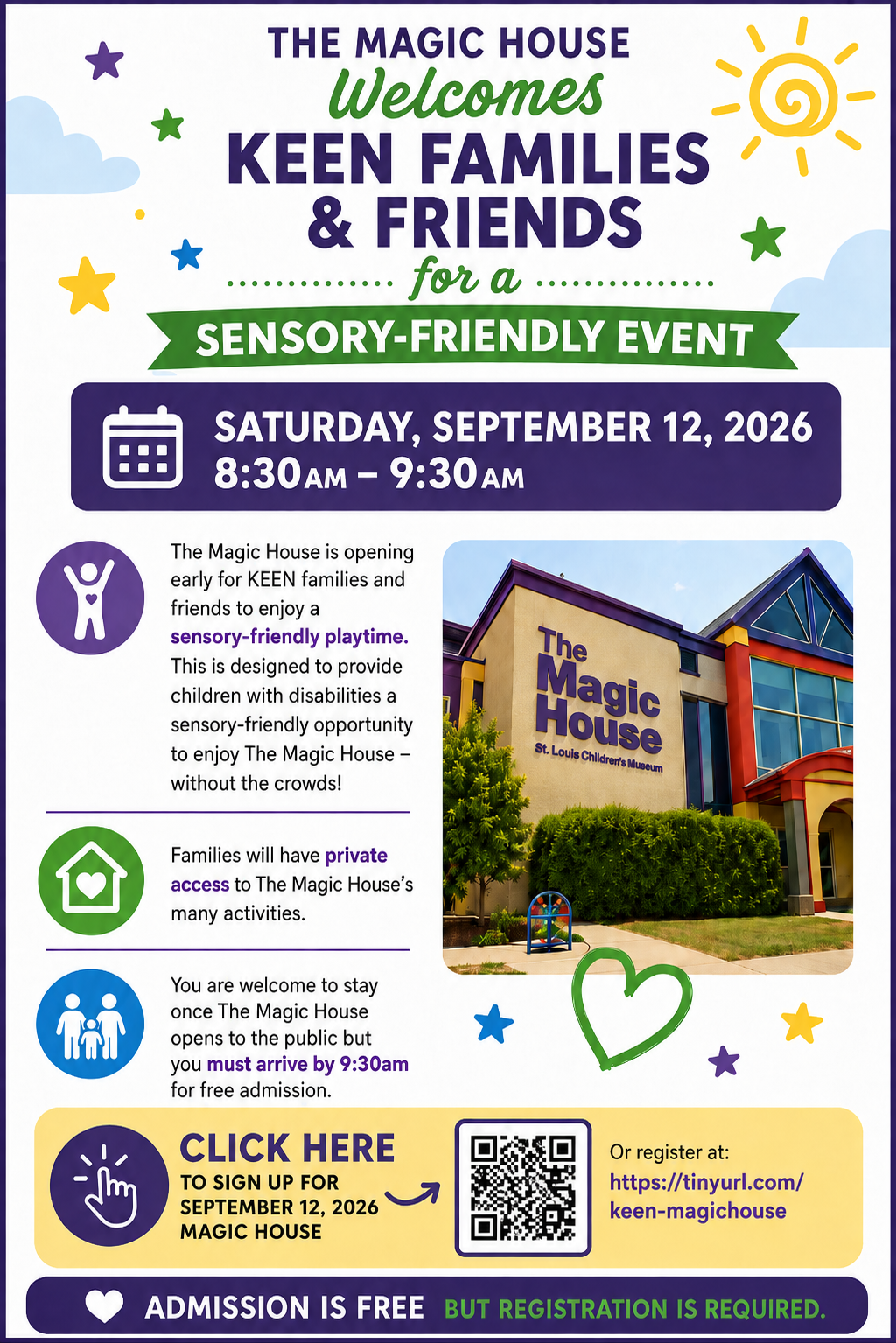 Magic House: Children Sensory Friendly Morning with KEEN!