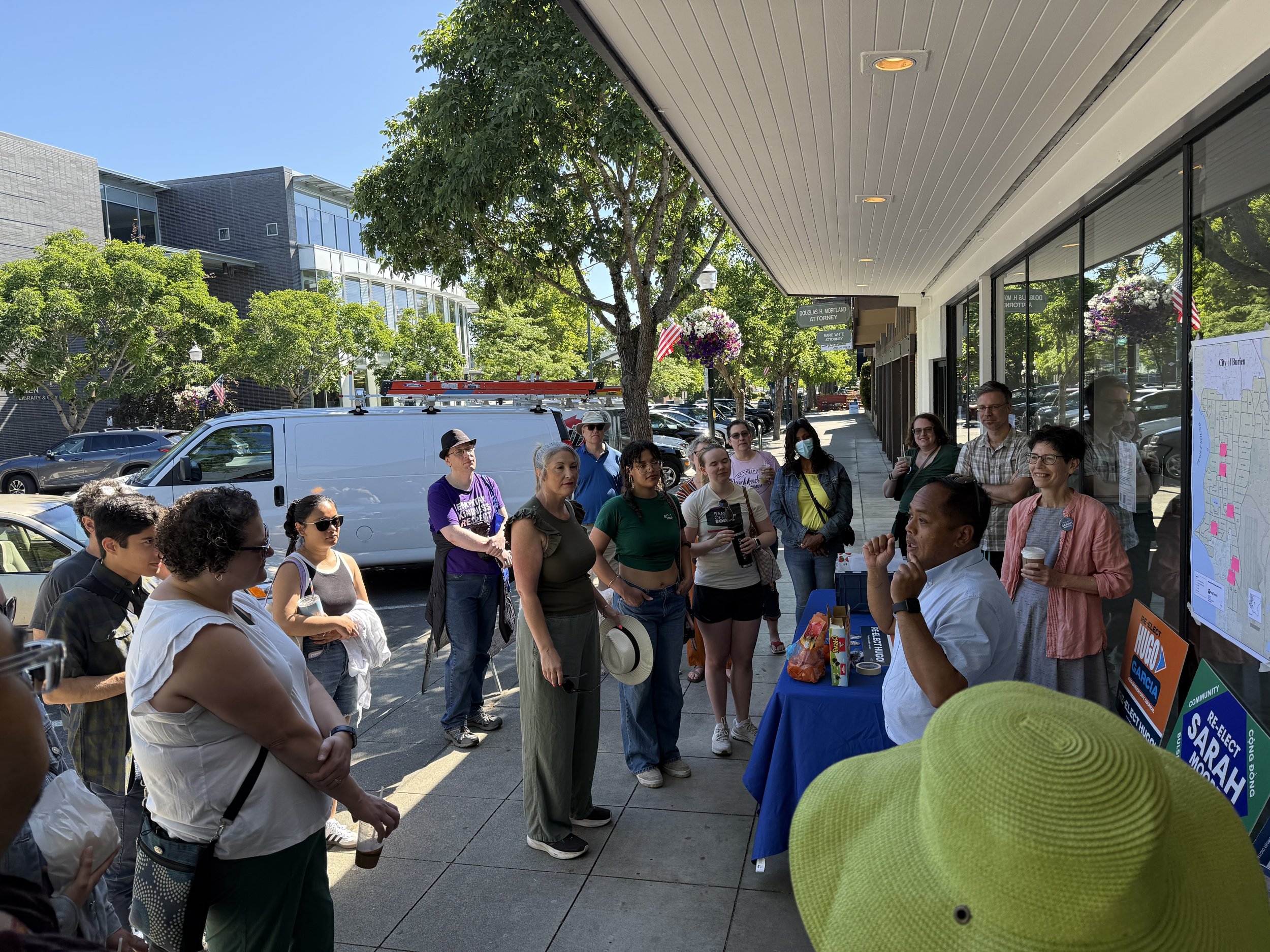 Canvas with the 33rd Dems