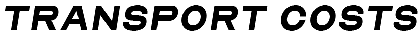 Texto que dice 'Transport Costs' en letras negras y en negrita.
