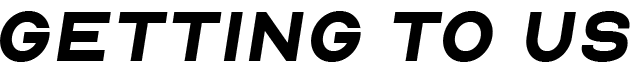 Texto en negrita que dice 'GETTING TO US'.